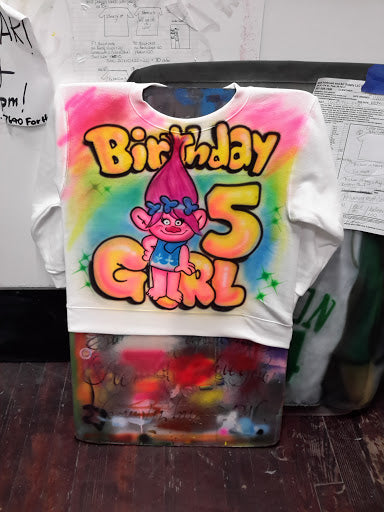 Customize Your Own Fully Airbrushed Birthday Shirt